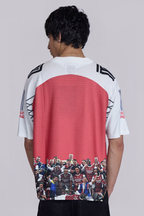 KLYXO Victory Red & White Mesh Jersey