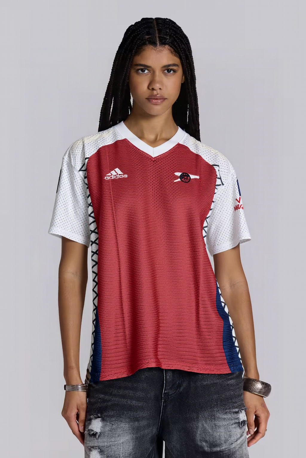 KLYXO Victory Red & White Mesh Jersey