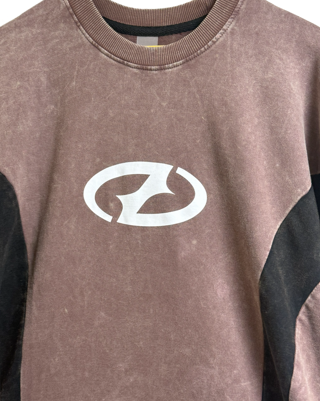 KLYXO Drift Brown Acid Wash Oversized T-Shirt