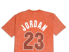 KLYXO NBA Jordan 23 Oversized T-Shirt – Acid Wash Orange