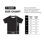 KLYXO Classic Black & White Football Jersey | Retro Mesh Sportswear size chart